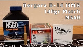 65 PRC Hornady 140gr Match Vihtavuori N560 [upl. by Lexa]