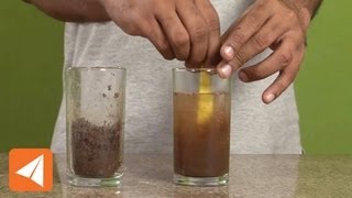 Sedimentation produces partially clear water  Solutions  Chemistry [upl. by Neale481]