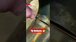 Tig Welding Rootpass 🤍✅ tig Mig shorts views subscribe [upl. by Leibrag]