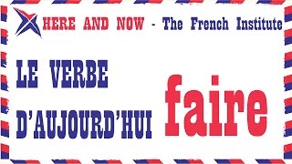 Pronunciation amp Conjugation of verb  faire [upl. by Pollock323]