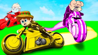 ¡IMPOSIBLE SOBREVIVIR a las MOTOCICLETAS LASER 🏍️😂 GTA 5 con SILVIO PANCRACIO y PERMON [upl. by Filler636]