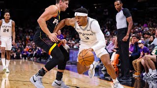 Highlights Keldon Johnsons 27 PTS 4 AST at PHX  202324 San Antonio Spurs [upl. by Lubba]