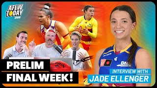 AFLW Prelim Finals Preview  Premiership Star Jade Ellenger amp Big Calls [upl. by Anafetse]