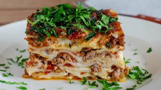 ORİJİNAL LAZANYA TARİFİ  LAZANİA  İTALYAN LASAGNA [upl. by Ayocat]