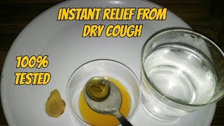 Dry cough  Sore throat  Instant relief home remedies  Cold and cough  Cookingmypassion [upl. by Ihcego]