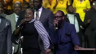 Dr Ruby Holland Dr Myron Williams and Supt Nathaniel Green Praise Break COGIC AIM 2024 [upl. by Nodnab]