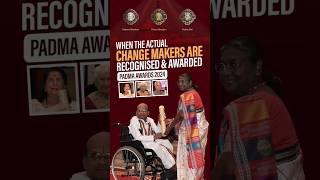 When The Actual Change Makers Are Recognised amp Awarded Padma Awards 2024 [upl. by Ahsena399]