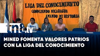 ¡Conociendo Nicaragua Amando mi Historia Colegio San Sebastián realiza Liga del Saber [upl. by Holub]