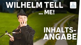 Wilhelm Tell I Zusammenfassung I Inhaltsangabe Deutsch [upl. by Tada]