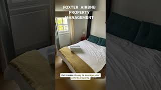 Airbnb property management in London foxter Foxterlondon airbnb bookingcom rentalliving [upl. by Theadora]