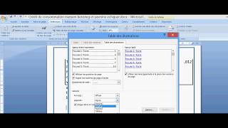 Liste des tableaux et des figures automatique sous Word [upl. by Adolphe]
