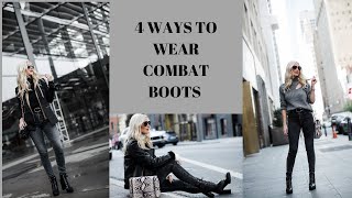 4 Ways to Wear Combat Boots  Fashion Over 40 [upl. by Aala]