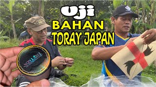 UJI GELASAN BAHAN DARI TORAY JAPAN [upl. by Sew661]