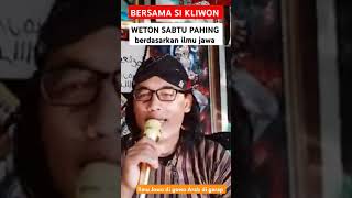 SABTU PAHING primbon primbon watak [upl. by Topping]