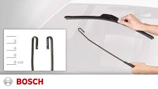 Hook Connection  How to Install Bosch PerfectView Wiper Blades [upl. by Warthman]