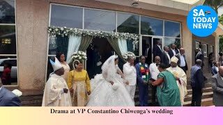 Drama at VP Constantino Chiwenga’s wedding [upl. by Buckie]