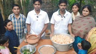 making 500 piece puchka for village people  panipuri recipe  সহজেই ফুচকা বানিয়ে নিলাম 🤤 [upl. by Rebmeced]