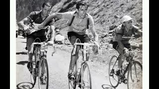 Tour 1952 Coppi Bartali e la borraccia Cera anche Ockers Carlo Delfino commenta la foto originale [upl. by Tsai]