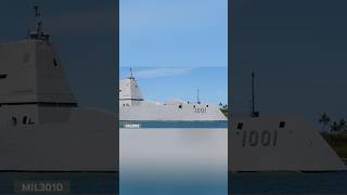 US Navy Zumwaltclass destroyer USS Michael Monsoor DDG 1001 Pearl Harbor USA [upl. by Puff]