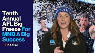 Tenth Annual AFL Big Freeze For MND A Big Success [upl. by Winfrid]