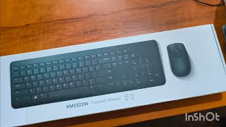 DELL KM3322W Wireless Keyboard and Mouse combo  wireless keyboard  wireless mouse  Dell [upl. by Naivaj626]