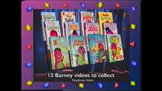 Barney Videos Promo UK VHS 212 Video of Barneys [upl. by Brouwer963]