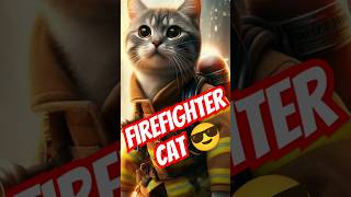 Firefighter cat 🔥 [upl. by Anelrac]