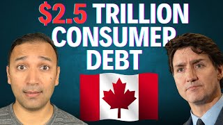 BREAKING Canadians Are Piling Up Debt  Consumer Debt 25 Trillion  Dont Be Debt Slave [upl. by Banyaz]