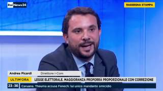 Andrea Picardi a Rainews24 con Marco Ludovico e Serena Scorzoni [upl. by Sible]