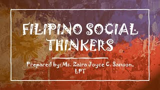 DISS Module 3 Filipino Social Thinkers and Indigenizing Social Sciences Titser Ayah [upl. by Solracsiul710]