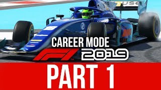 F1 2019 Career Mode Gameplay Walkthrough Part 1  F2 Feeder Series [upl. by Euqcaj]