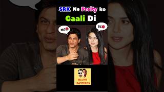 SRK’s Delhi vs Bombay GaaliGaloch😱 srk preityzinta bluntbasterds bollywoodgossips [upl. by Niklaus910]