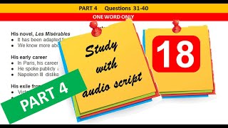 IELTS LISTENING STUDY WITH TEXT PART 4  FASTDIFFICULT [upl. by Balas267]