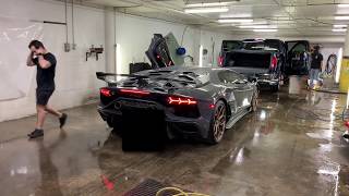 Aventador SVJ Exhaust TITANIUM BALBONI  RIP HEADPHONE USERS [upl. by Mcnalley626]