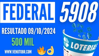 🍀 Resultado Loteria Federal 5908 [upl. by Isaak369]