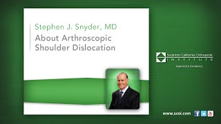 About Arthroscopic Shoulder Dislocation [upl. by Heidt]