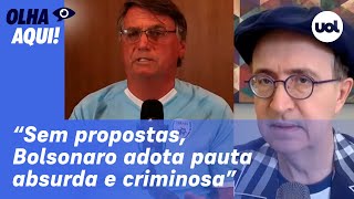 Bolsonaro volta a atacar STF e vacinas e mostra que não tem proposta para o país I Reinaldo Azevedo [upl. by Donata]