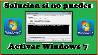 Como Eliminar Activadores En Windows 7 Solucion para activar windows 7 [upl. by Vern]