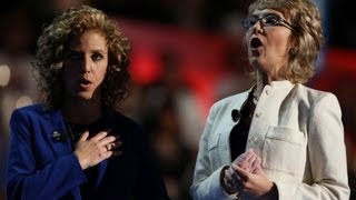 Gabby Giffords rouses convention with pledge of allegiance [upl. by Kwan629]