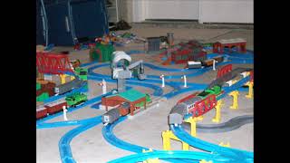 TOMY trackmaster thomas and friends layout [upl. by Shirleen496]