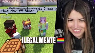 RIVERS SALE DEL CLOSET Y QUACKITY DEL SERVER 🏳️‍🌈🤣– QSMP [upl. by Mobley]