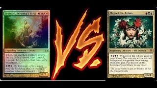 EDH Commander Challenge 30 Trostani Selesnyas Voice Vs Mayael the Anima 1 Yr Anniversary [upl. by Rramo]