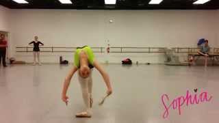 By Sophia Lucia SNEAK PEEK on POINTE Nutcracker rehearsal 2015 [upl. by Hallie]