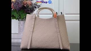 Louis Vuitton Babylone Tote MM M47185 Creme [upl. by Ardnnaed]