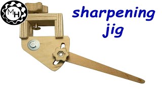 Homemade sharpening jig for woodturning tools free plans [upl. by Robinet]