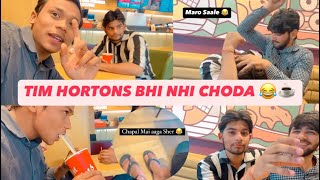 Chapal Mai Poch Ga Sher 😂 SKN VLOGZ KrishSagarNishu viralvlogs viralyoutube timhortons [upl. by Supmart790]