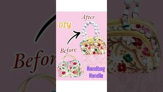 How to repair bag handles with air dry clay  DIY diy hack handbags craft shortvideo shorts [upl. by Martha940]