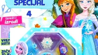 NEW FROZEN MAGAZINE WITH JEWELRY💙 FROZEN REVIEW frozen asmr elsa disney magazin jewelry viral [upl. by Brena86]