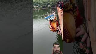 Durga visarjan srisailam​ dam durga​ Matha Nimajjanam youtubeshorts​ durga​ durgadevi​ visarjan [upl. by Tyson]