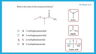 Organic Nitrogen Compounds Q amp A Part 1  A2 Chemistry Edexcel  Dr Hanaa Assil [upl. by Kerwin723]